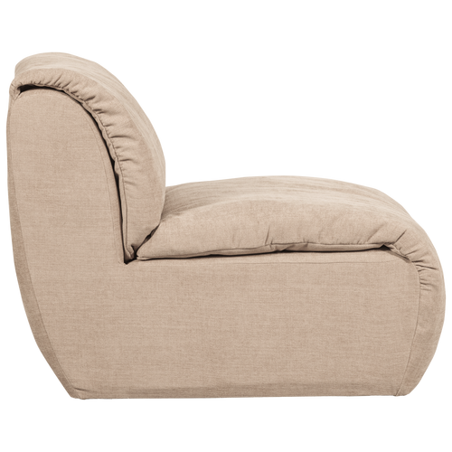 WOOOD 1-zits element Baggy - Geweven Chenille - Zand - 81x91x101 - vtwonen shop