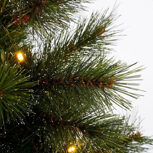 Black Box Trees Glendon Kunstkerstboom met Verlichting - Kerstboom H90 x Ø51 cm - Kunstboom in Pot - Groen