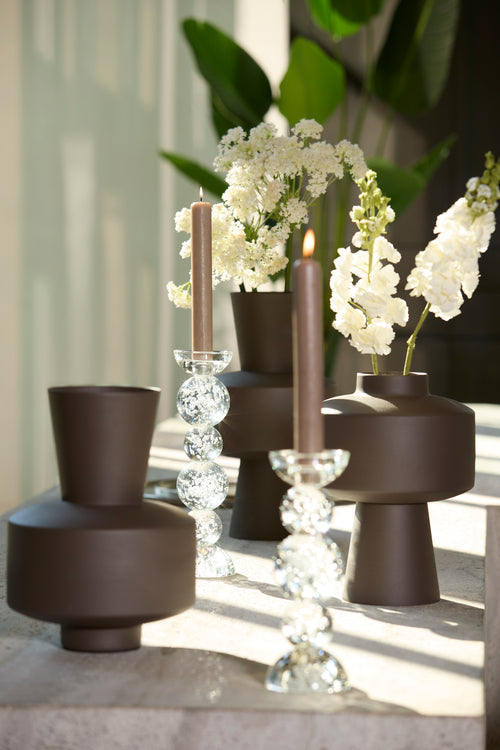 Light & Living  kandelaar ITINGA - Ø9.5x34cm - helder - vtwonen shop