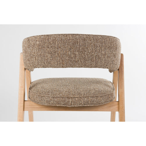 Zuiver Bright Eetkamerstoel Armleuning Bruin - vtwonen shop