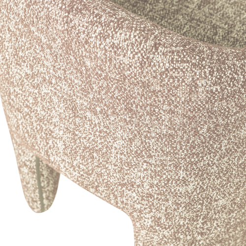 WOOOD eetkamerstoel met wielen Cordo - Melange - Naturel - 83x64x64