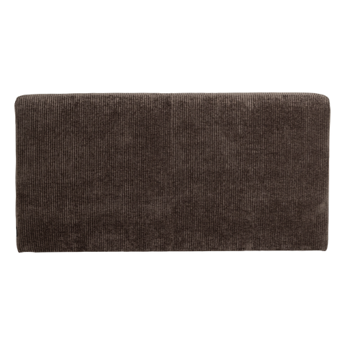 WOOOD eetbank 164 cm rugleuning Mojo Base - Rib - Bruin - 83x164x76