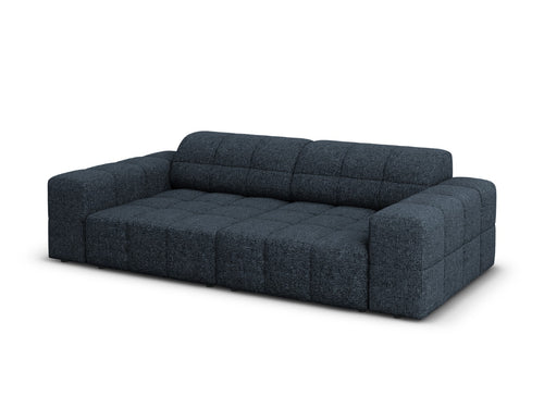 Cosmopolitan Design Bank Chicago 3-zits, chenille koningsblauw - 102x212x78cm
