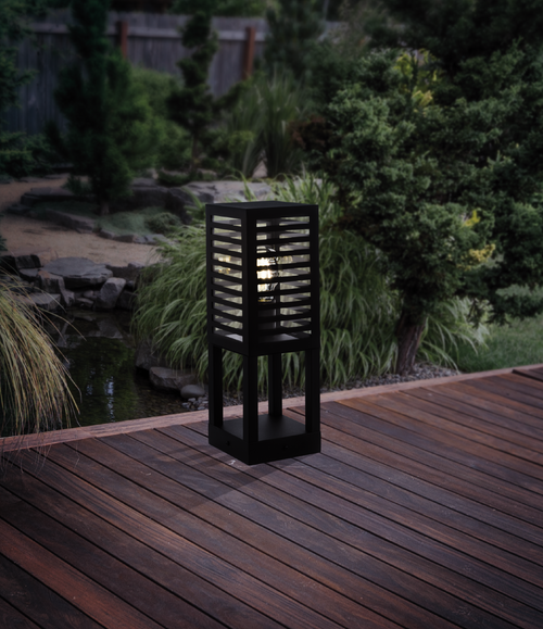 EGLO sokkellamp buiten Alamonte 3 - e27 - 45 cm - zwart - vtwonen shop