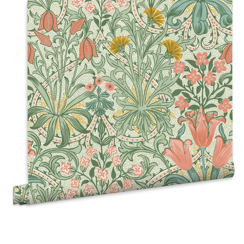 William Morris at Home Vliesbehang - Woodland Weeds Spring Garden