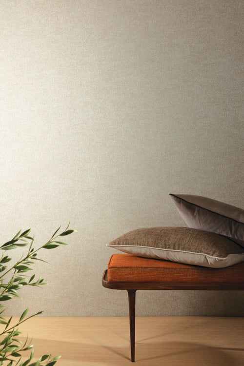 Masureel behang met structuur zand beige - 53 cm x 10.05 m - 631036 - vtwonen shop