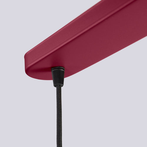 Sollux Lighting Hanglamp HALO 2L bordeaux - 33,5x6x120cm