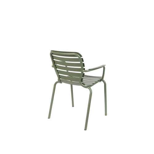 Zuiver Vondel Tuin Eetkamerstoelen armleuning Groen - Set van 2 - vtwonen shop
