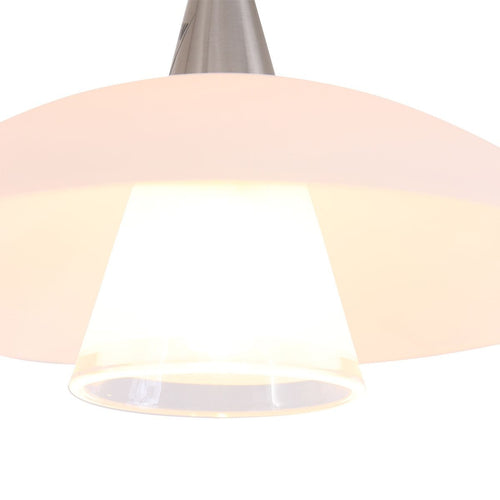 Steinhauer vloerlamp tallerken - 3 lichts - 46x 171 cm - mat chroom