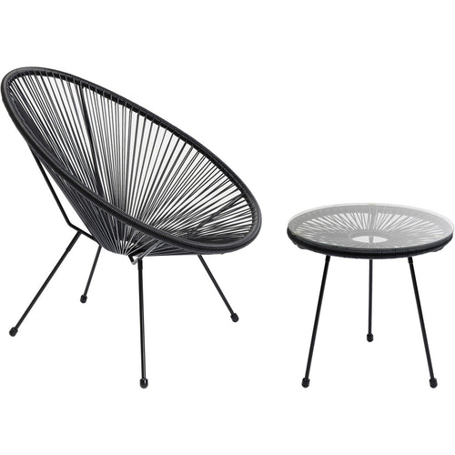 Kare Design Tuinmeubelair Acapulco Mono zwart - vtwonen shop