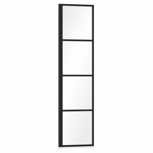 Badplaats Douchewand Essos 40 x 200 cm – Zwart – Inloopdouche 8 mm Veiligheidsglas