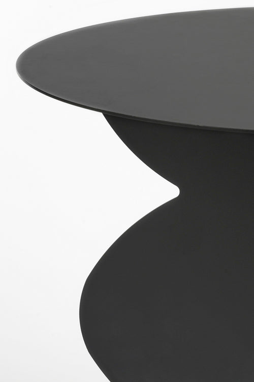 Mica Decorations Rafi Bijzettafel - H40 x Ø45 cm - IJzer - Zwart - vtwonen shop