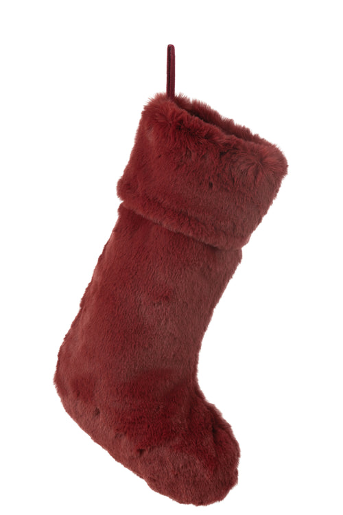 J-Line hanger Sok Cutie - polyester - bordeaux