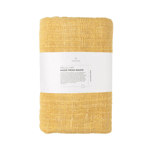 Originalhome plaid geel - 200x130 cm - vtwonen shop