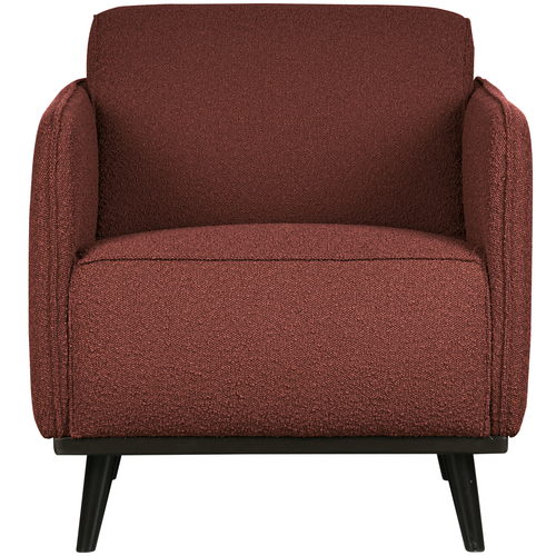 WOOOD fauteuil Statement - Polyester - Chestnut - 77x72x93 - vtwonen shop