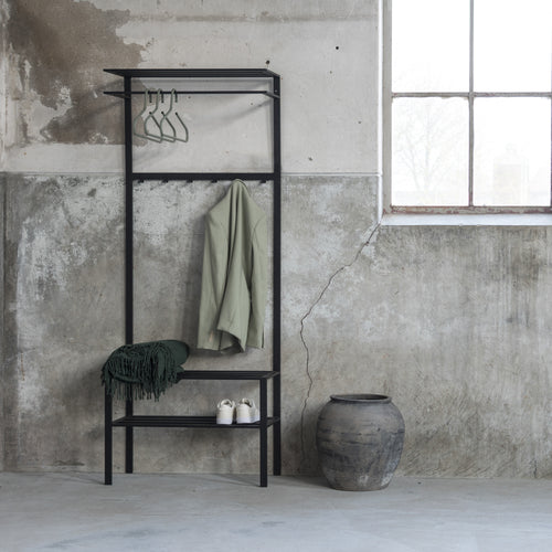 Spinder Design kapstok Ivar 2 - Zwart - 5 haken