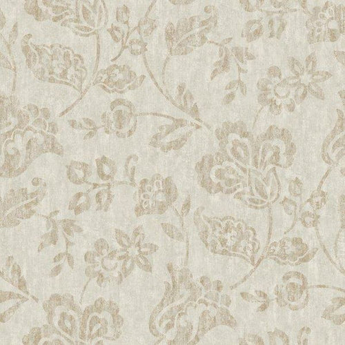 Borastapeter behang bloemen beige - 53 cm x 11.2 m - 660134 - vtwonen shop