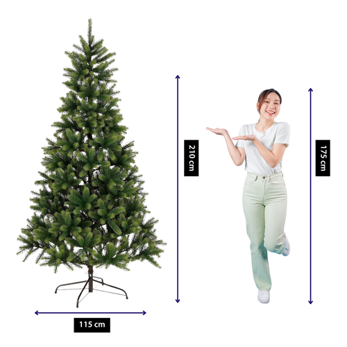 Black Box Trees Nagoya Kunstkerstboom - Kerstboom H210 x Ø115 cm - Groen