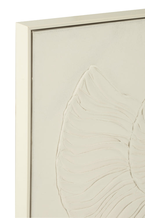 J-Line schilderij Schelp - canvas - wit - vtwonen shop