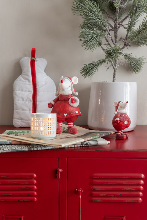 J-Line kast 9 Laden - metaal - rood - vtwonen shop