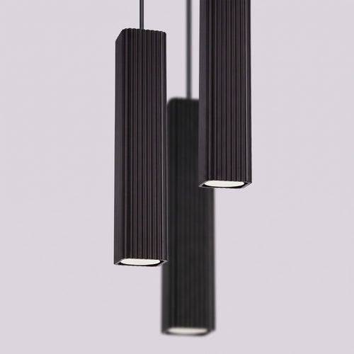 Sollux Lighting Hanglamp RAYO 3P zwart - 20x20x108cm