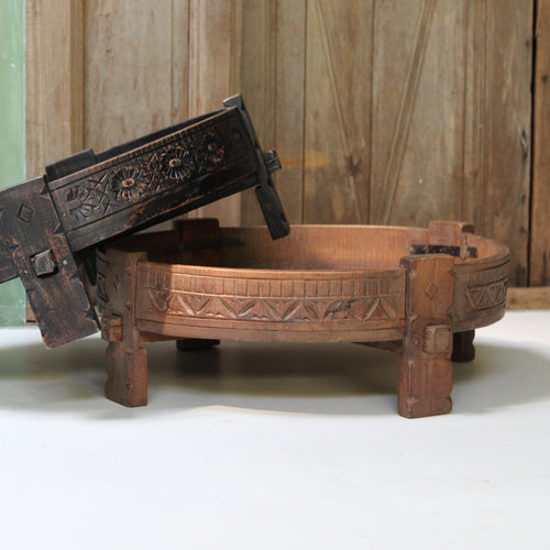 Raw Materials bijzettafel Grinder - bruin - FSC gerecycled hout - vtwonen shop