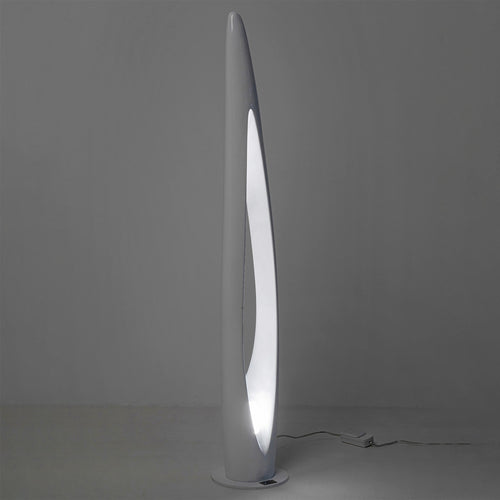 Kare Design Vloerlamp Flow Flame 132cm wit