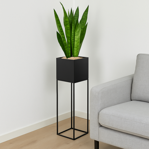 Flourify plantenbak - Metaal - 25x25x100 cm - vtwonen shop