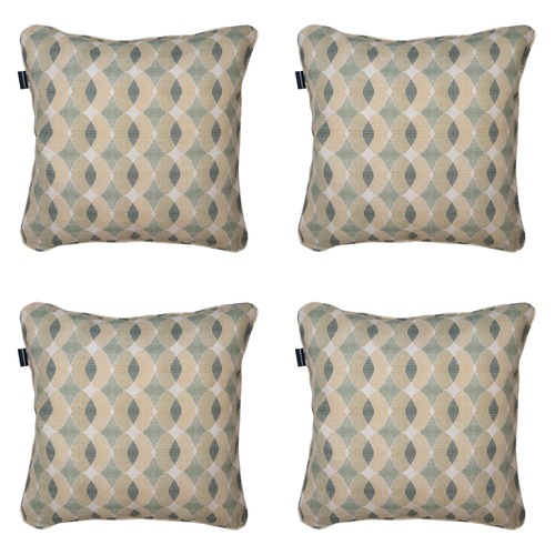 Madison sierkussen Rae - groen - 50x50x10cm - set van 4