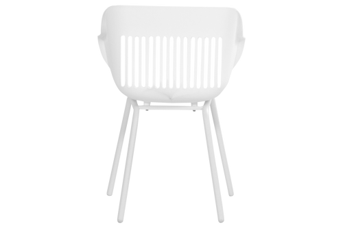 Hartman Tuinstoel Jill Rondo - Wit Kunststof - Set Van 2 - vtwonen shop