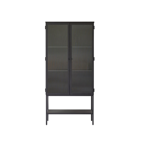 Tikamoon Metalen vitrinekast - Zwart