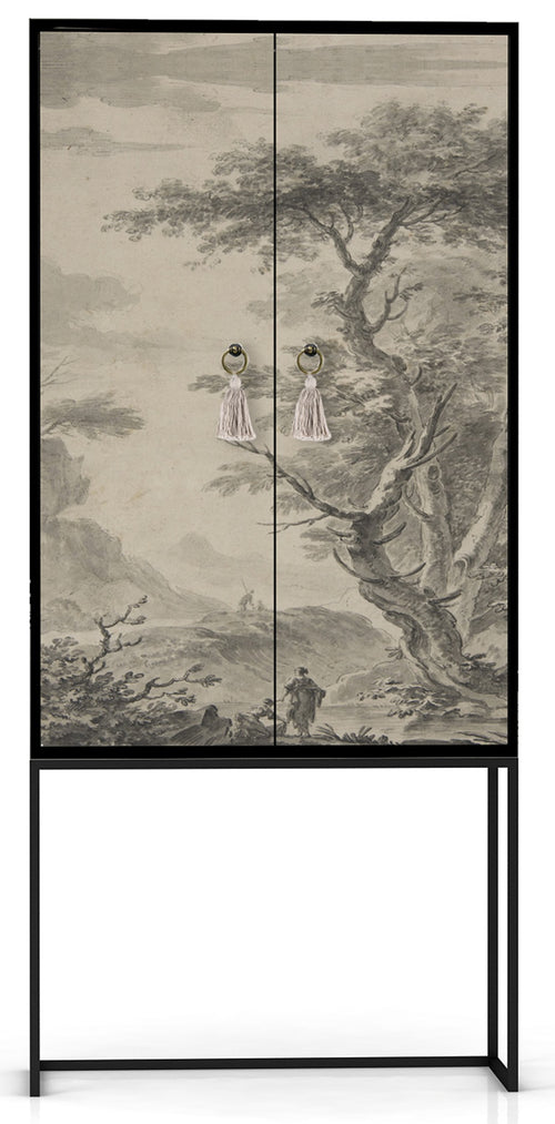 Kast dressoir met 2 deuren van MDF met Wasvrouw patroon - vtwonen shop