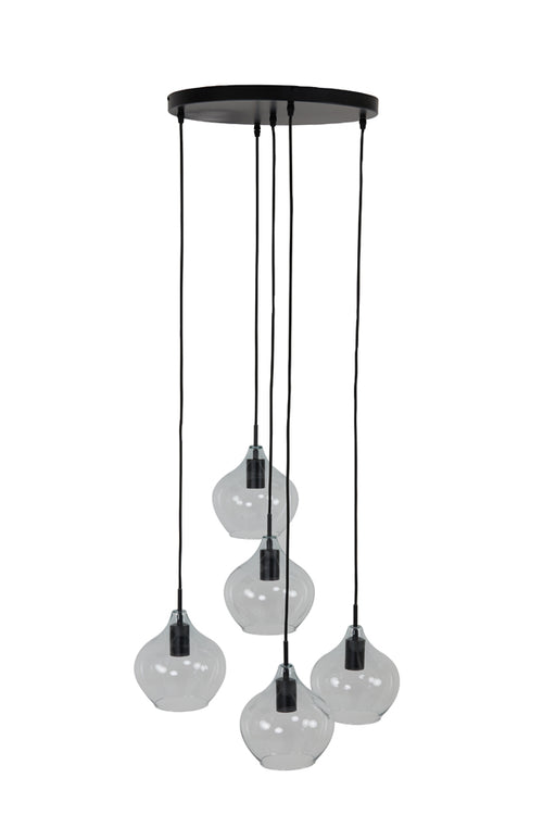 Light & Living hanglamp Rakel - 61x61x66 - zwart - vtwonen shop