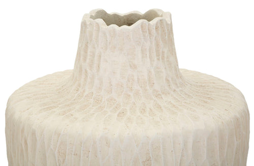 Mauro Ferretti vaas - 29,5x57 cm - crème