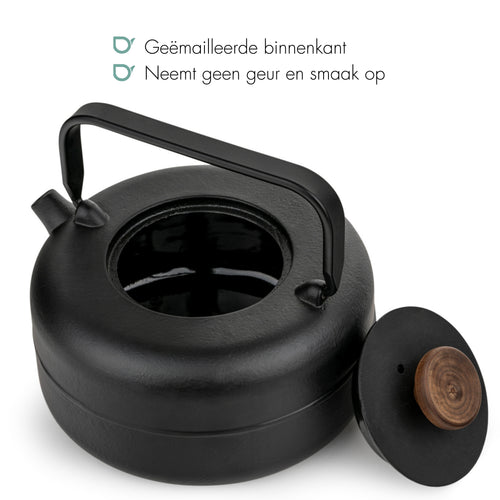 Bredemeijer - Theepot Henan 0,75L gietijzer zwart