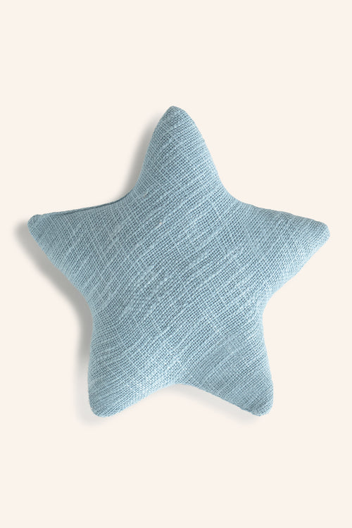 Calma House Kussen Star2 - Blauw - 32x32