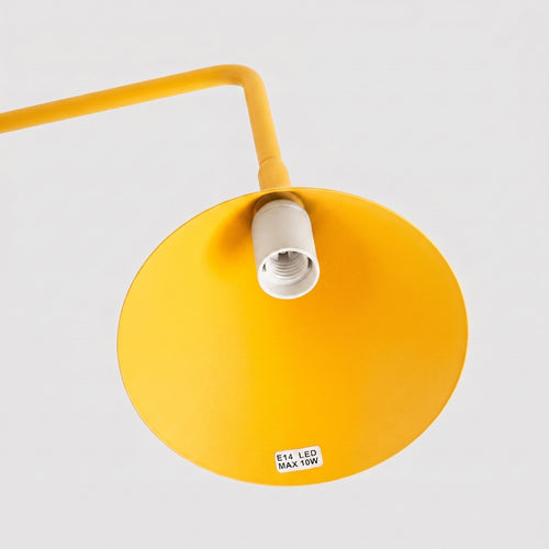 Sollux Lighting Tafellamp NOX geel - 18x18x35cm