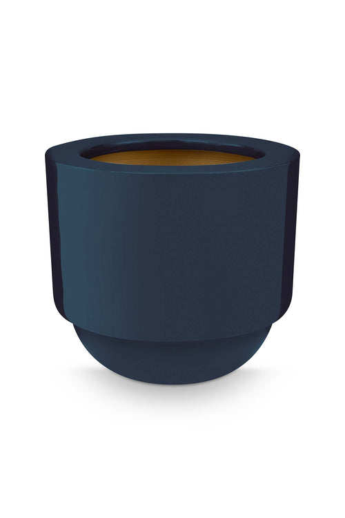 Pip Studio Bloempot Metaal Donkerblauw 24 x 24 x 21 cm