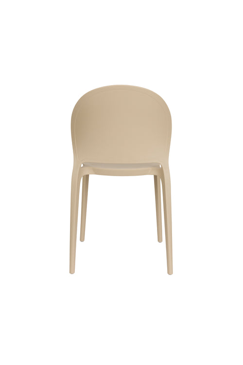 Housecraft Living Sjoerd Tuinstoelen/ Eetkamerstoelen Kunststof Beige - Set van 4 - vtwonen shop