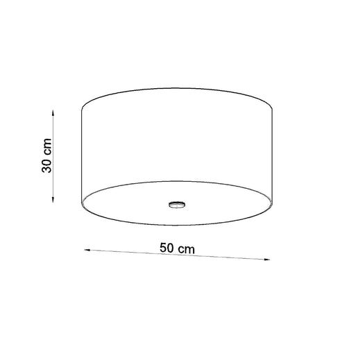 Sollux Lighting Kroonluchter OTTO 50 wit - 50x50x30cm