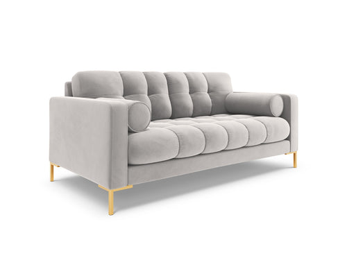 Cosmopolitan Design Bank Bali 2-zits, flueel, geld - 96x152x75cm