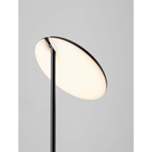 Nova Luce NOSTOS Geïntegreerde LED-vloerlamp in zandzwart, dimbaar, 30W, 2288lm, 3000K