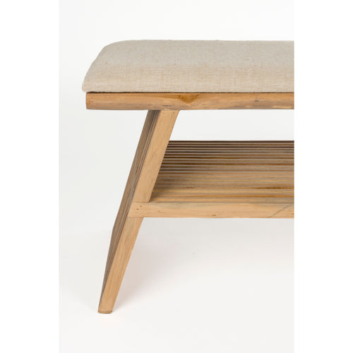Housecraft Living Djia Bankje Teak Hout - Bruin - vtwonen shop