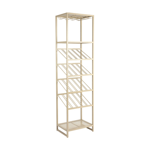 Zuiver Cantor Wijnrek/ Wijnkast Metaal Beige - vtwonen shop