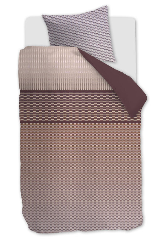 Beddinghouse Dekbedovertrek Yuval - 140 x 200/220 cm - Terra