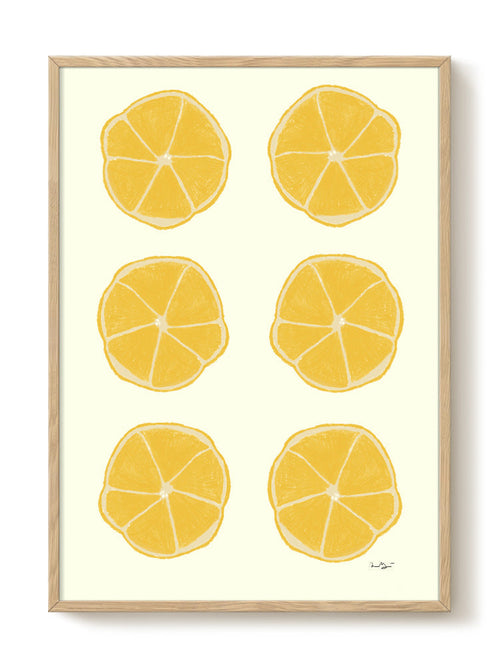 Anna Mörner - Lemons - PSTR studio Kunst Poster - vtwonen shop