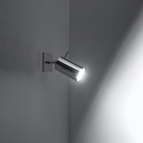 Sollux Lighting Wandlamp RING chroom - 8x16x8cm