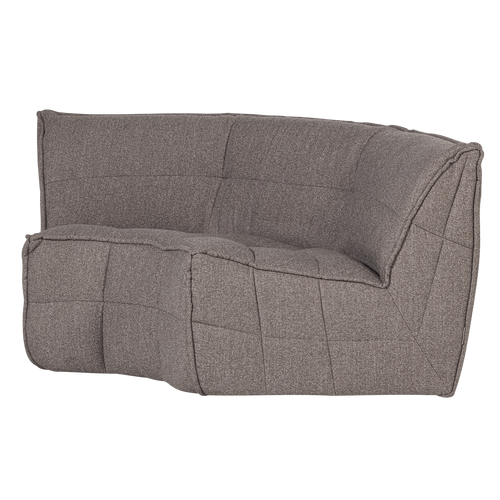 vtwonen hoekelement Cluster - Bouclé - Middenbruin - 81x205x92