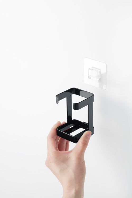 Yamazaki Zelfklevende Skincare Apparaten Houder - Tower - Zwart - vtwonen shop