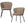 BePureHome eetkamerstoelen Admit - Bouclé - Beige - Set van 2